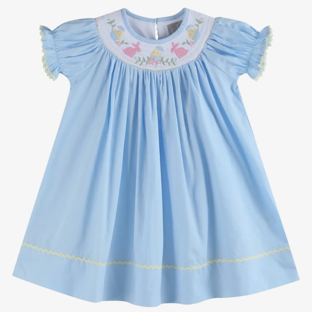 Embroidered Detail Easter dress by Lil Cactus